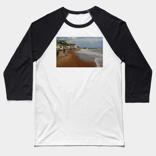 Ventnor Seafront Baseball T-Shirt by RedHillDigital